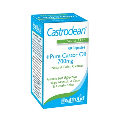 Health Aid Castroclean (Castor Oil) 700mg  60 caps